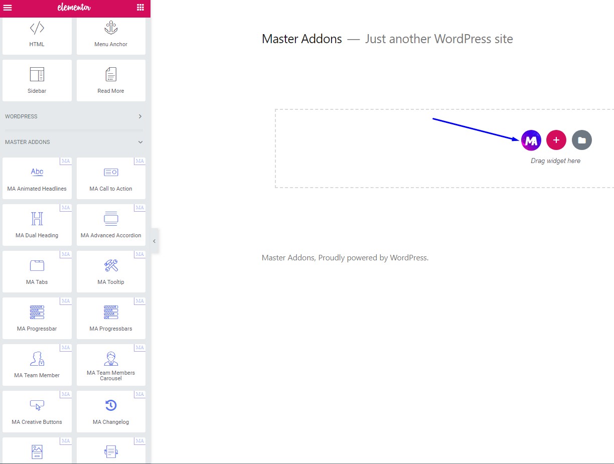 Master Addons Template Library
