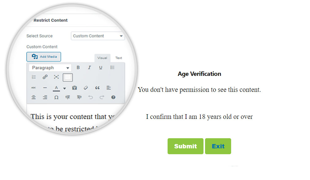 Age Verification for Elementor - Popup / On Page - Master Addons